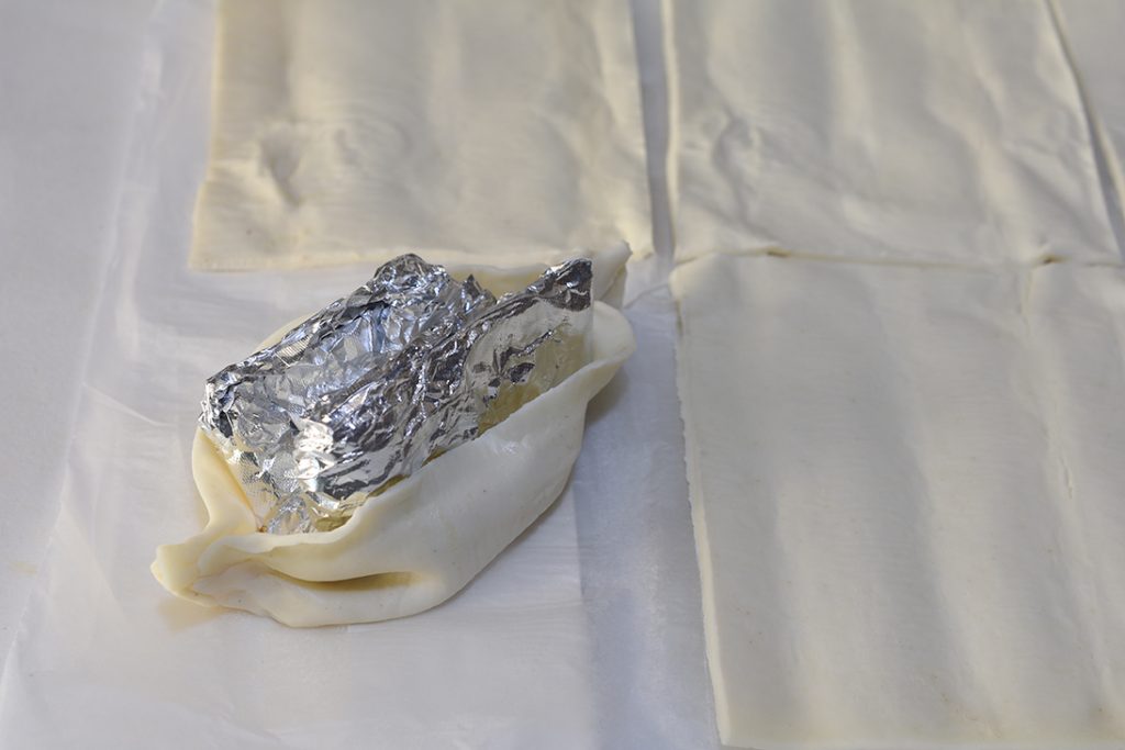 Omas Apfelcreme-Schiffchen aus Blätterteig