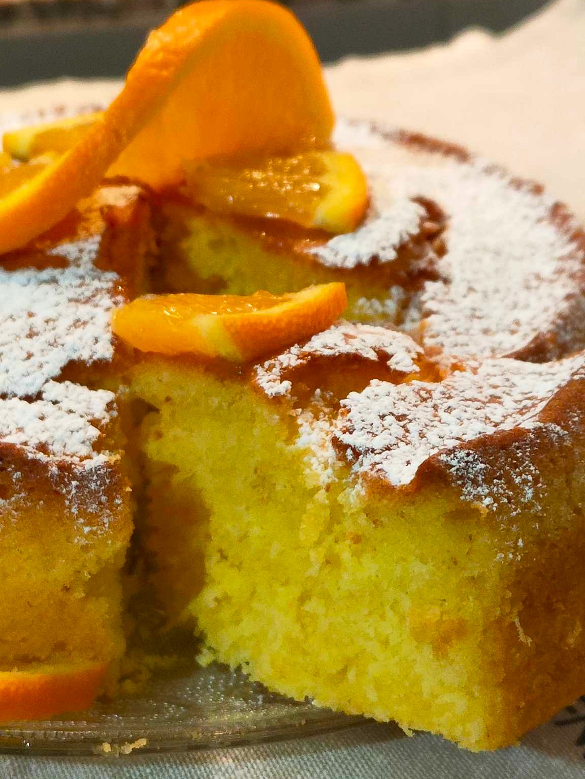 VEGANE ORANGENBROT-TORTE mit Heißluftfritteuse