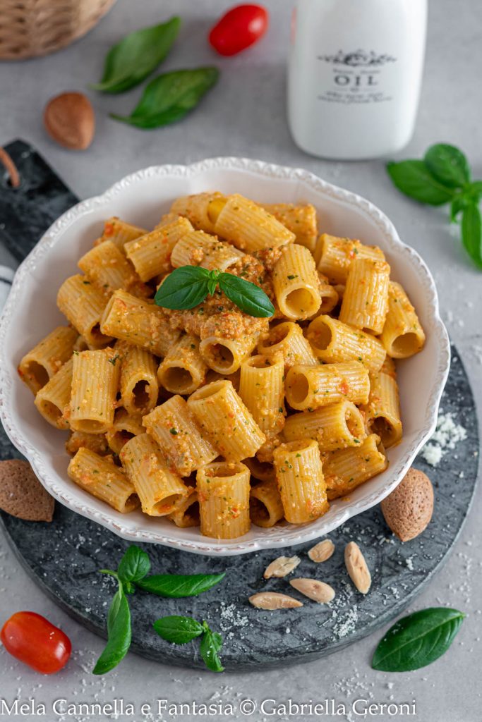 Pasta alla Trapanese Rezept einfache und schnelle sizilianische Rezept