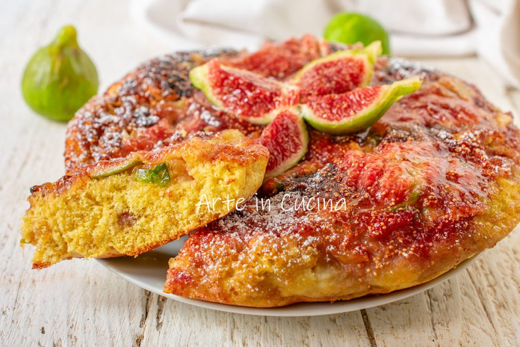 Pfannkuchen mit Feigen ohne Butter und Öl