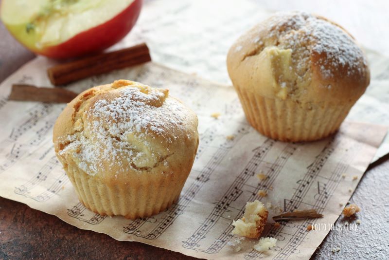 Äpfel-Zimt-Muffins, super einfach und köstlich