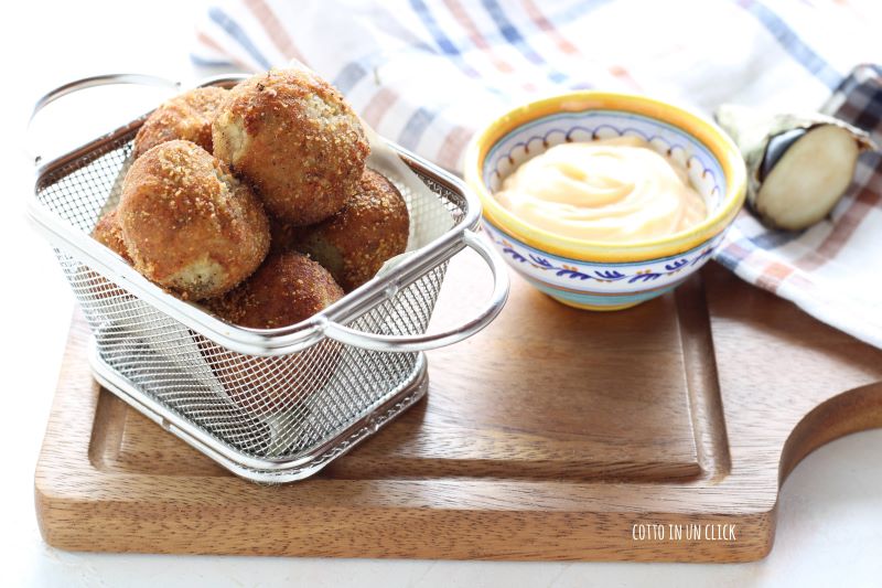 Auberginenbällchen ohne Eier