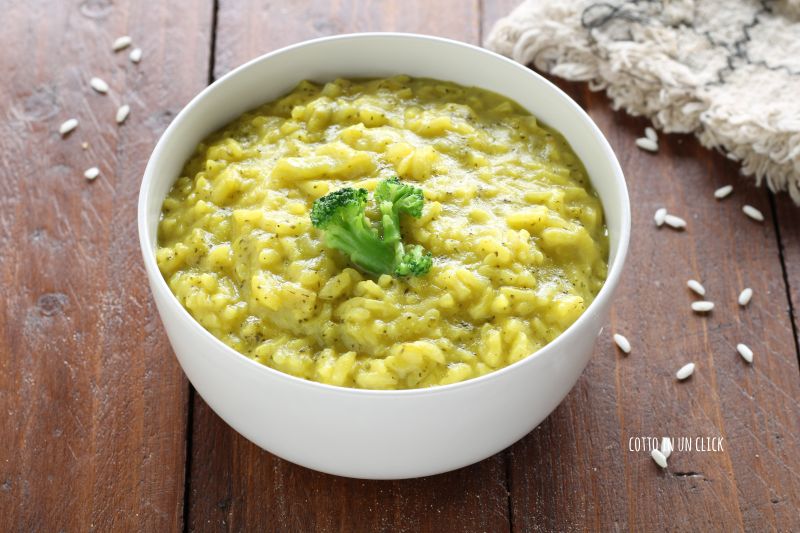 Brokkoli-Safran-Risotto im Schnellkochtopf