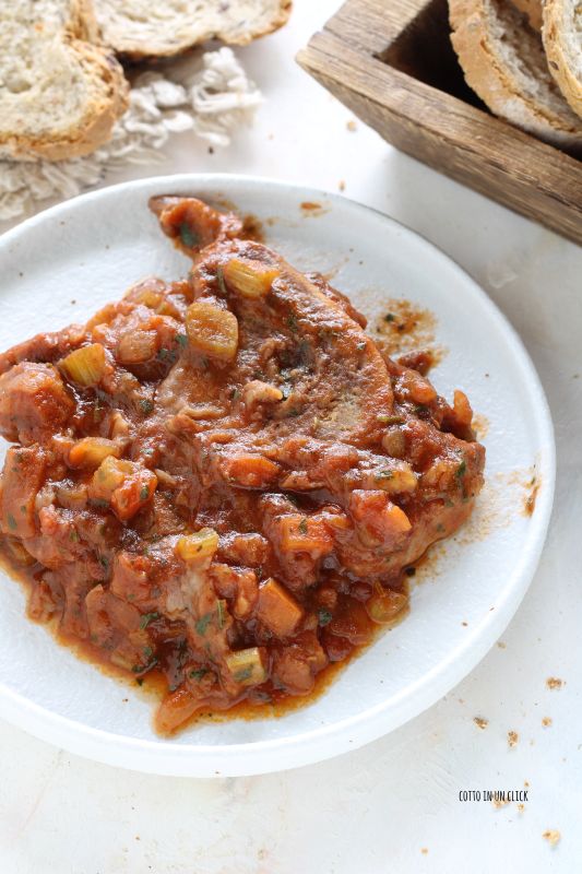 geschmorte Ossobuco in Schnellkochtopf