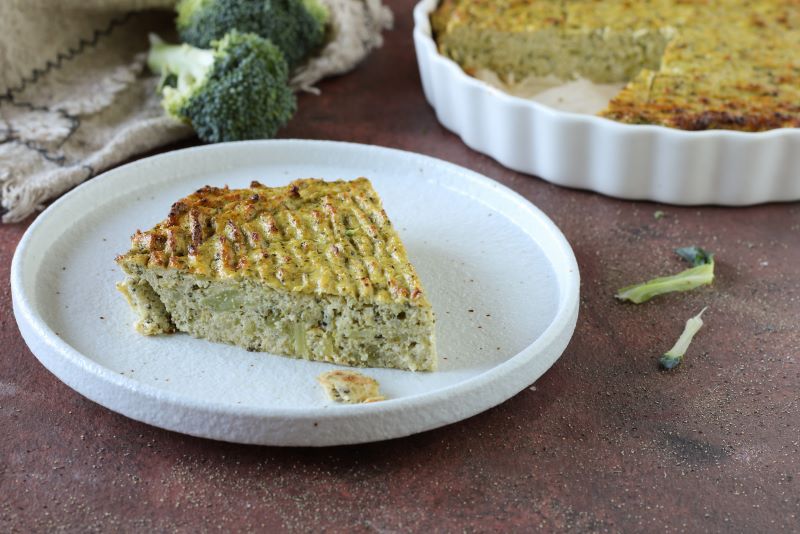 Im Ofen gebackenes Brokkoli-Ricotta-Omelett