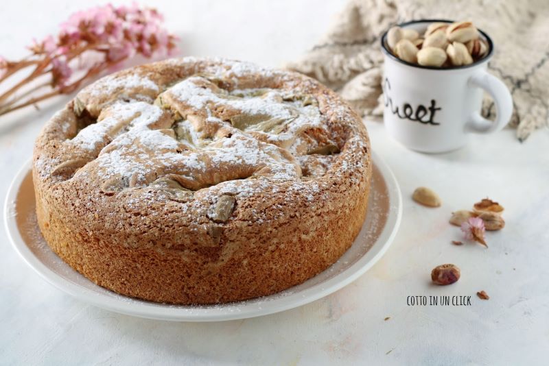 Nua-Kuchen mit Pistazien, weich und köstlich