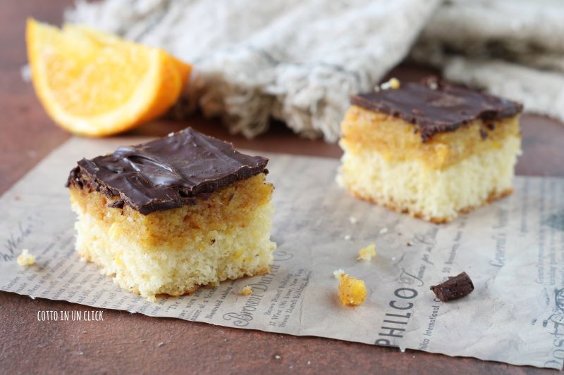 Orangen- und Schokoladenkuchen