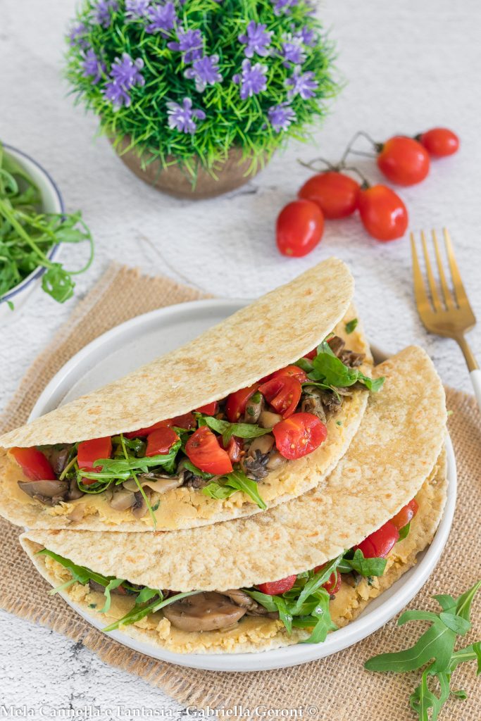 piadina mit hummus