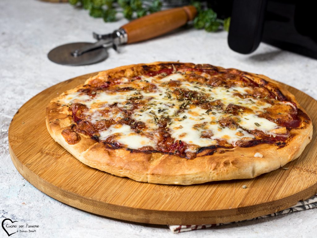 Pizza in der Heißluftfritteuse