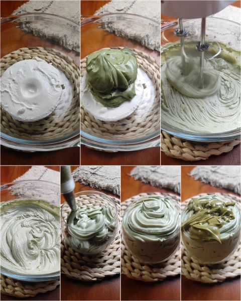 Zubereitung Ricotta-Pistazien-Creme