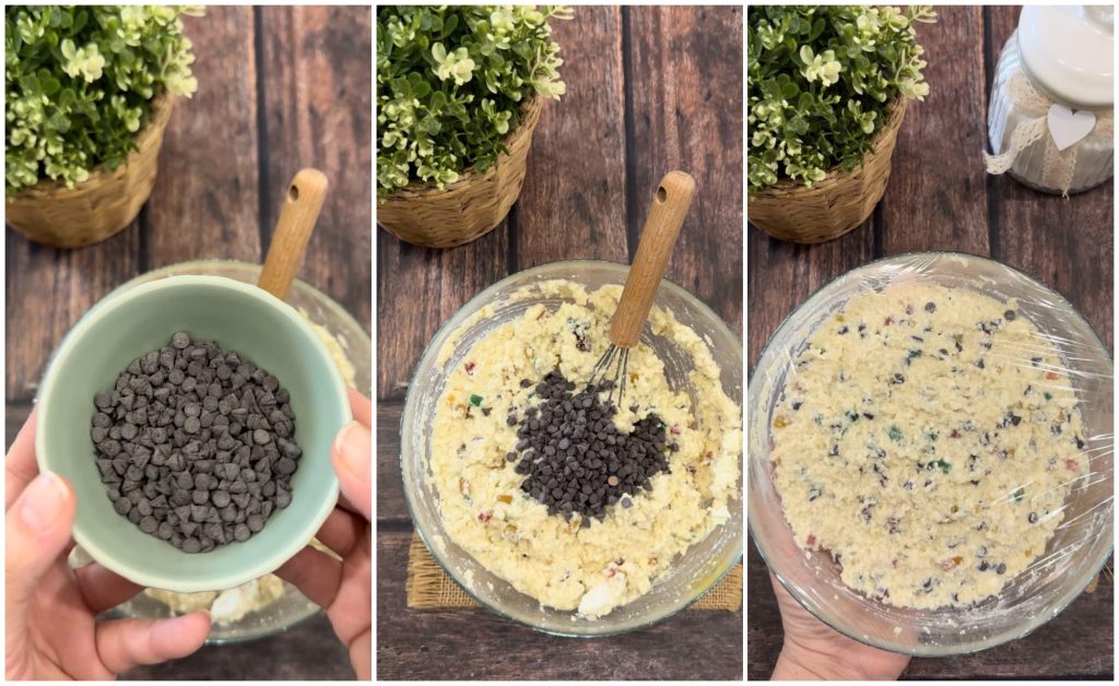 Ricottakuchen mit kandierten Früchten