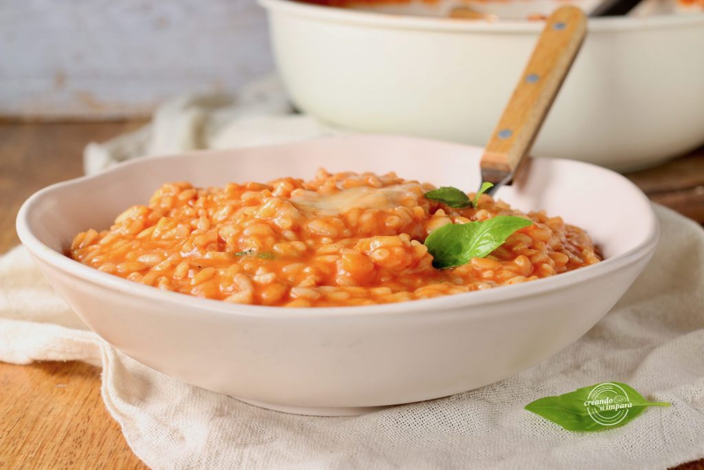 risotto mit tomaten und taleggio