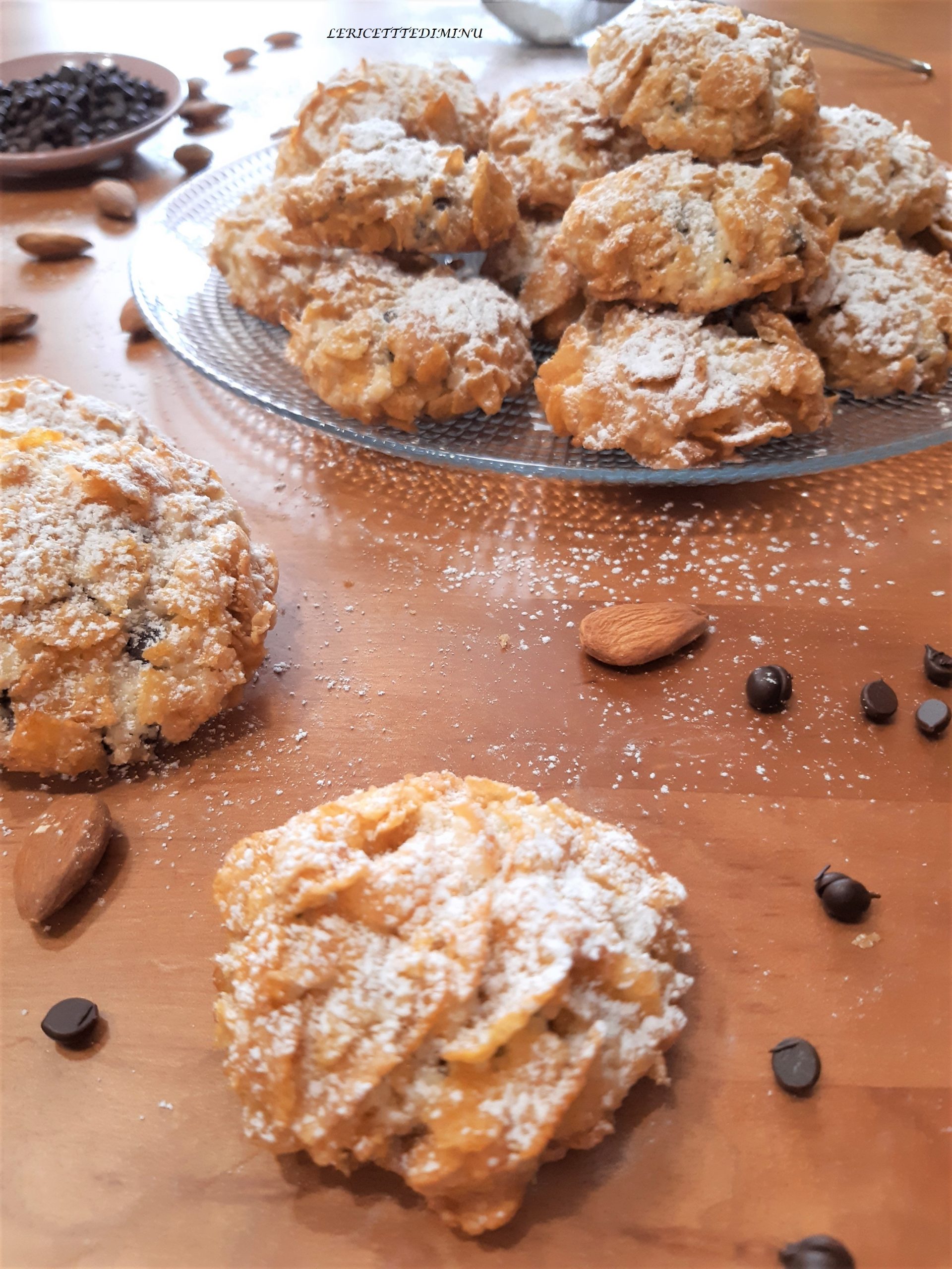 Wüstenrosen mit Schokoladentropfen