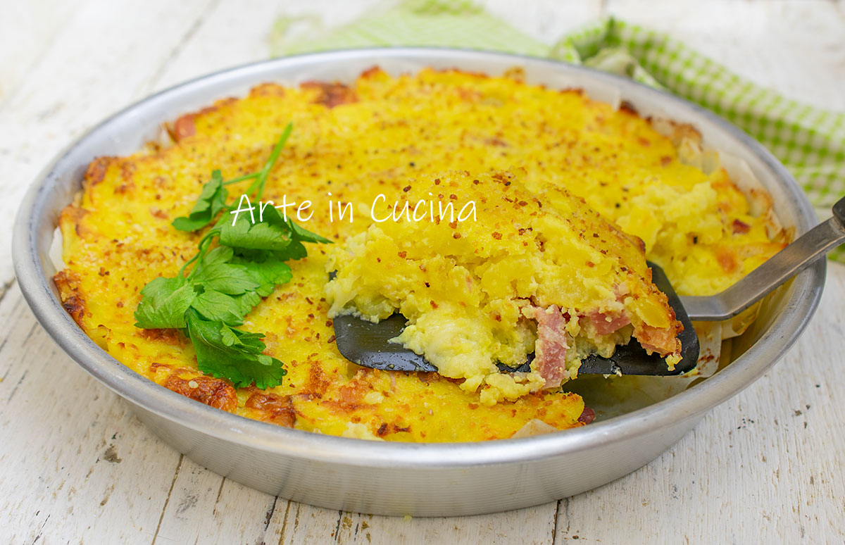 RUSTIKALE KARTOFFELKUCHEN mit Speck