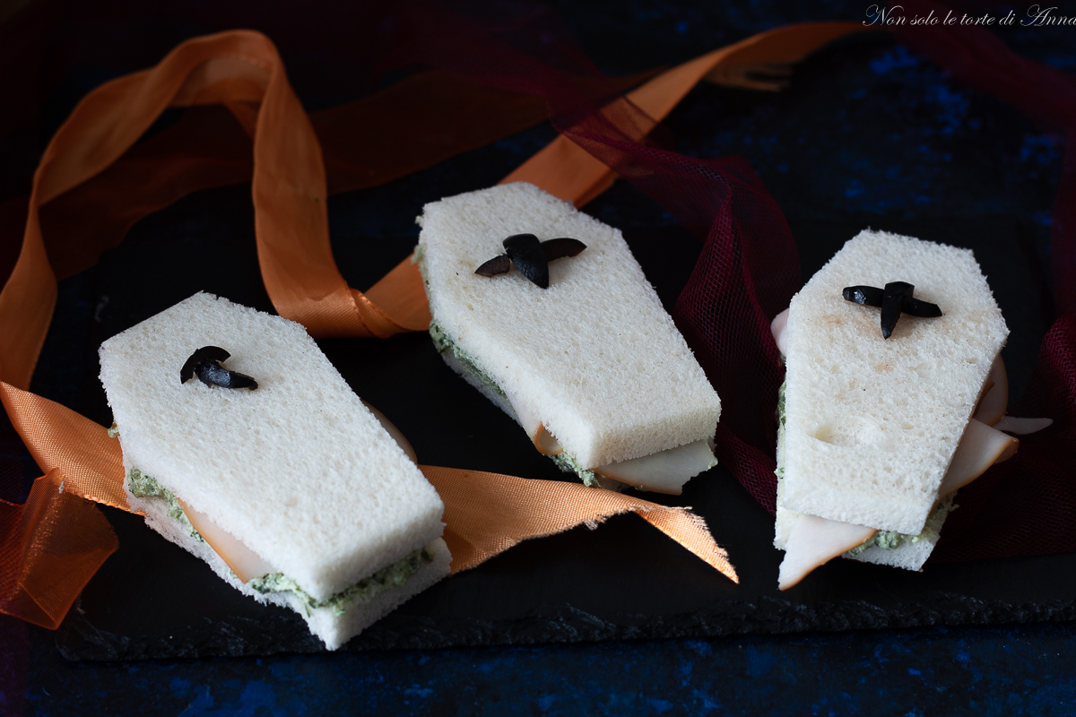 Sarg-Sandwiches für Halloween