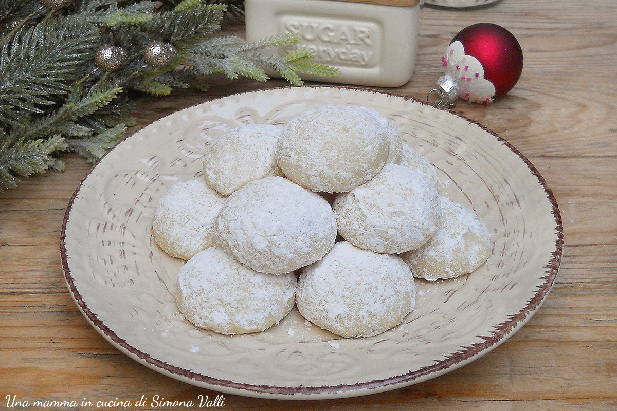 Schneeball-Kokosplätzchen