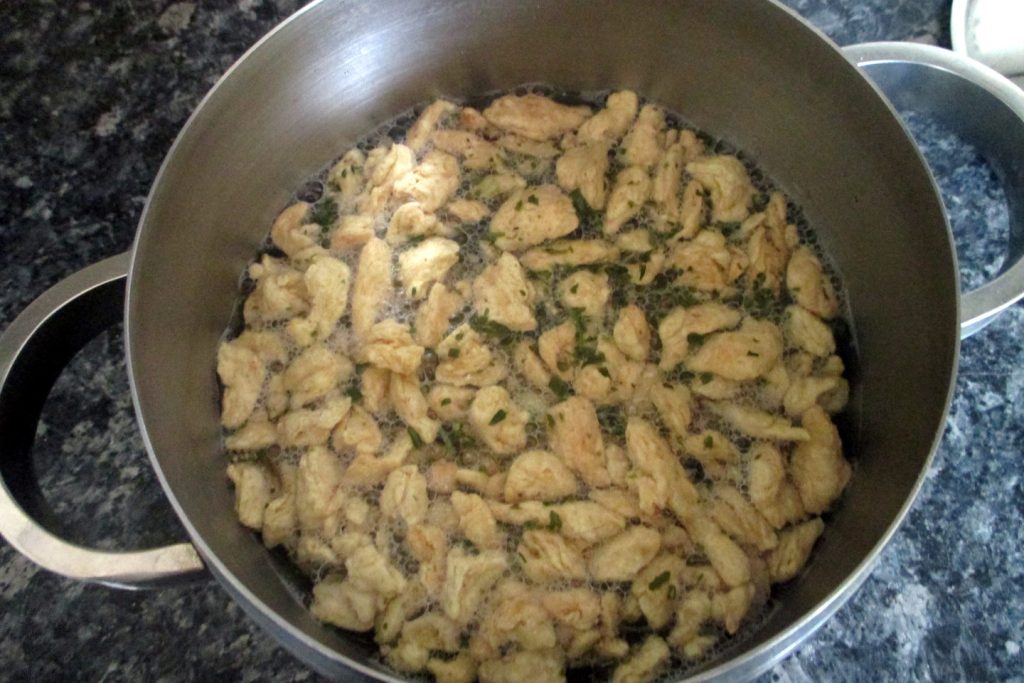 Vegane Soja-Bolognese, Mangia senza Pancia