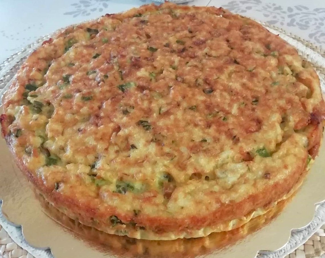 SPARGEL- UND GARNELENTORTE