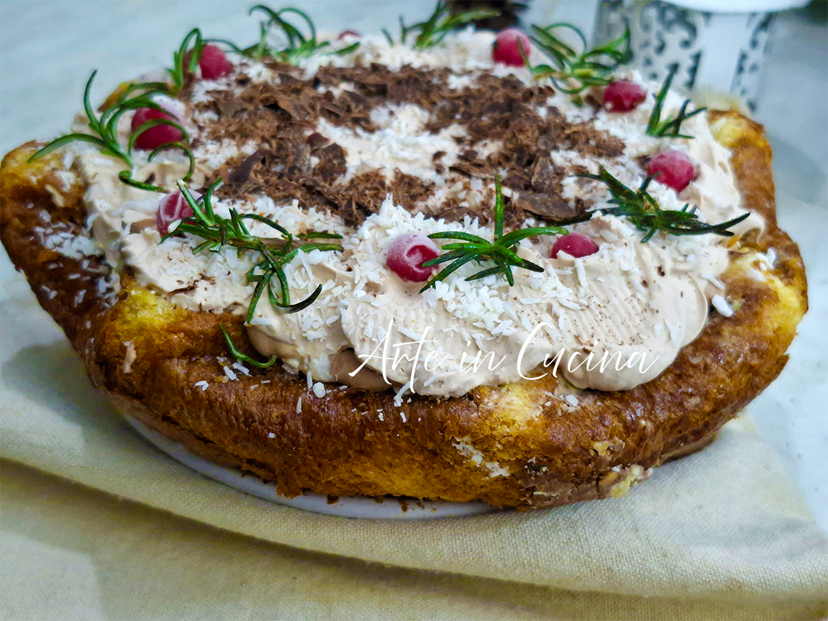 STERN von PANDORO mit SCHOKOLADE und KOKOS
