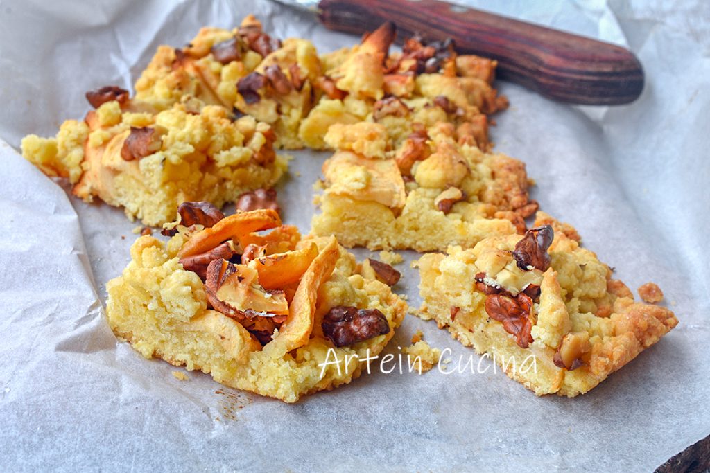 Schneller Apfel- und Nusskuchen