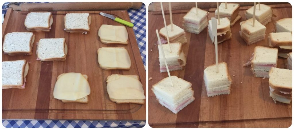 schnelle Sandwiches Toastbrot