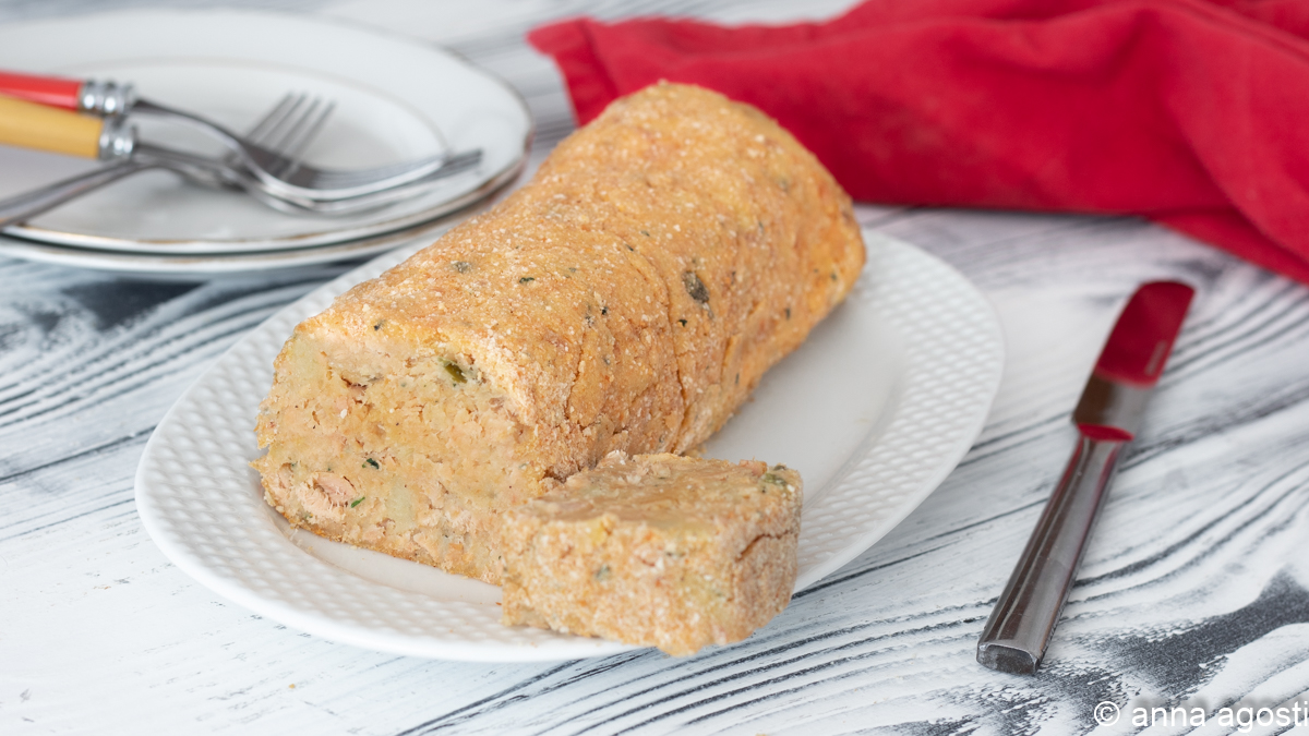 Thunfisch-Kartoffel-Rolle: mit Thunfisch aus der Dose