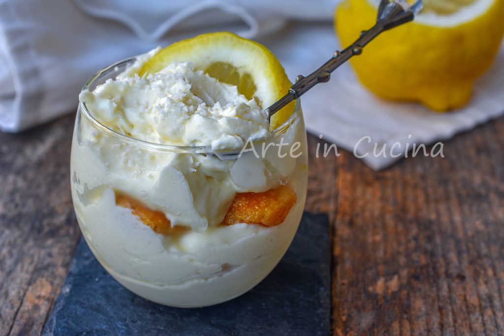 Tiramisu Zitrone und Kokosnuss im Glas in 10 Minuten