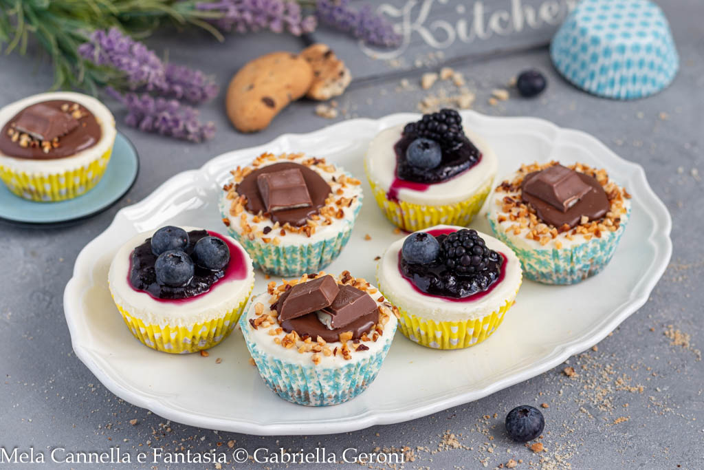 Unglaublich cremige, ungebackene Mini-Cheesecakes