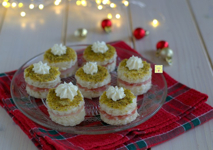 Weihnachtliche herzhafte Häppchen