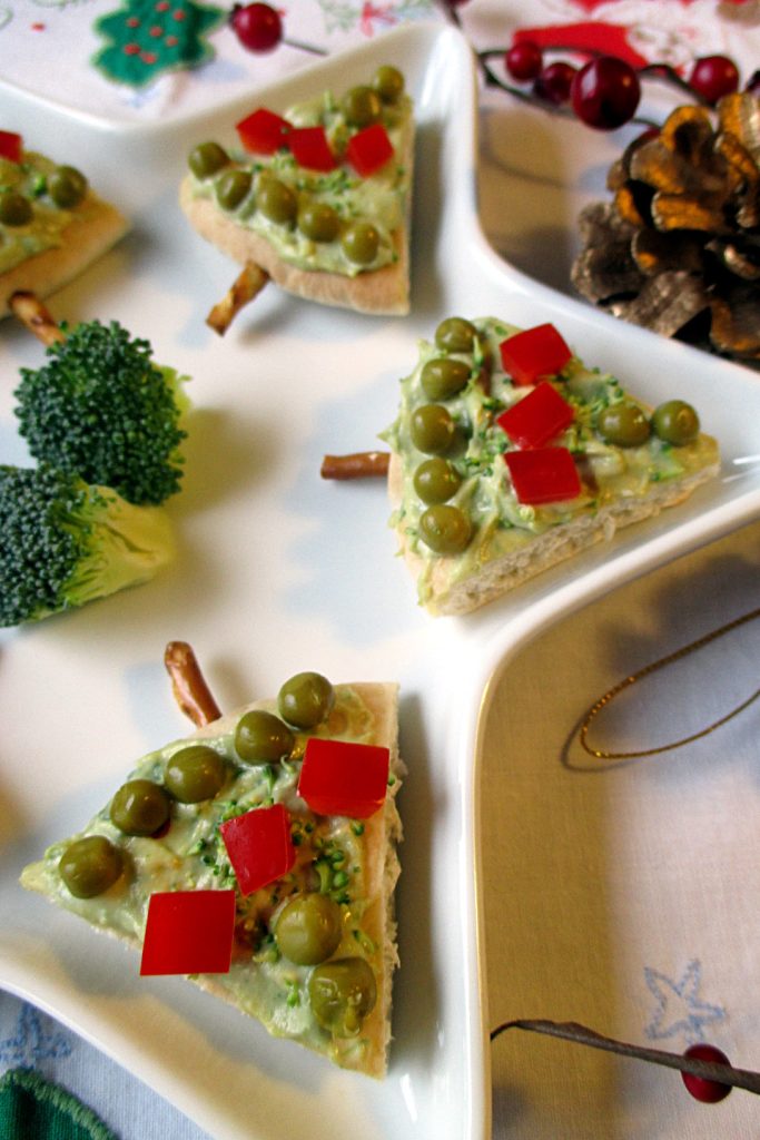 Weihnachtliche Pita-Brot-Bäumchen, Mangia senza Pancia