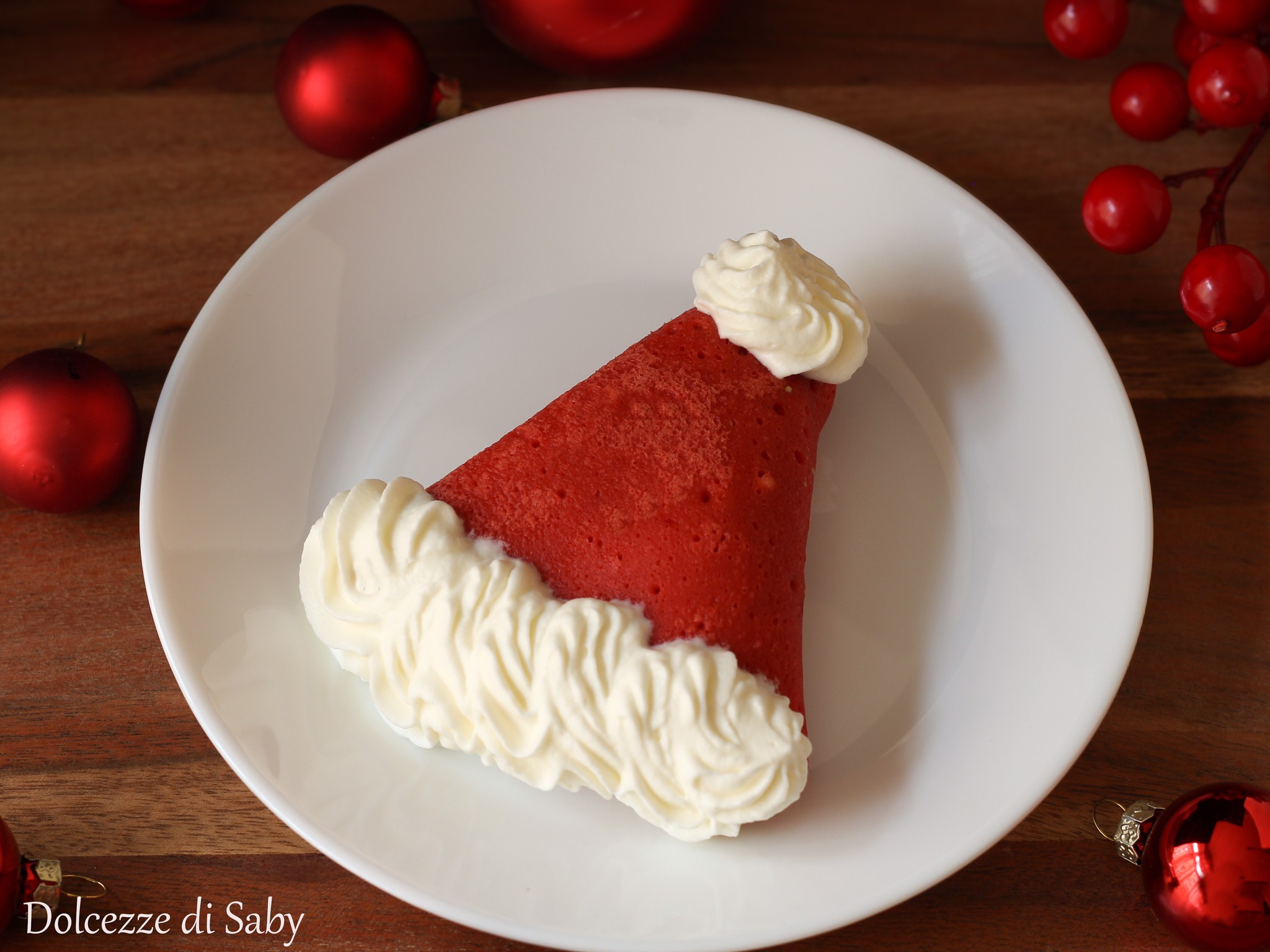 Weihnachtsmann-Crepes