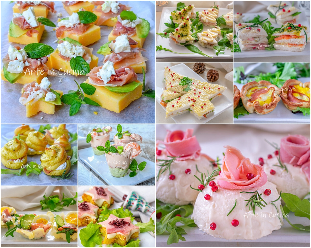 Weihnachtsmittagessen Vorspeisen, um die Gäste zu beeindrucken