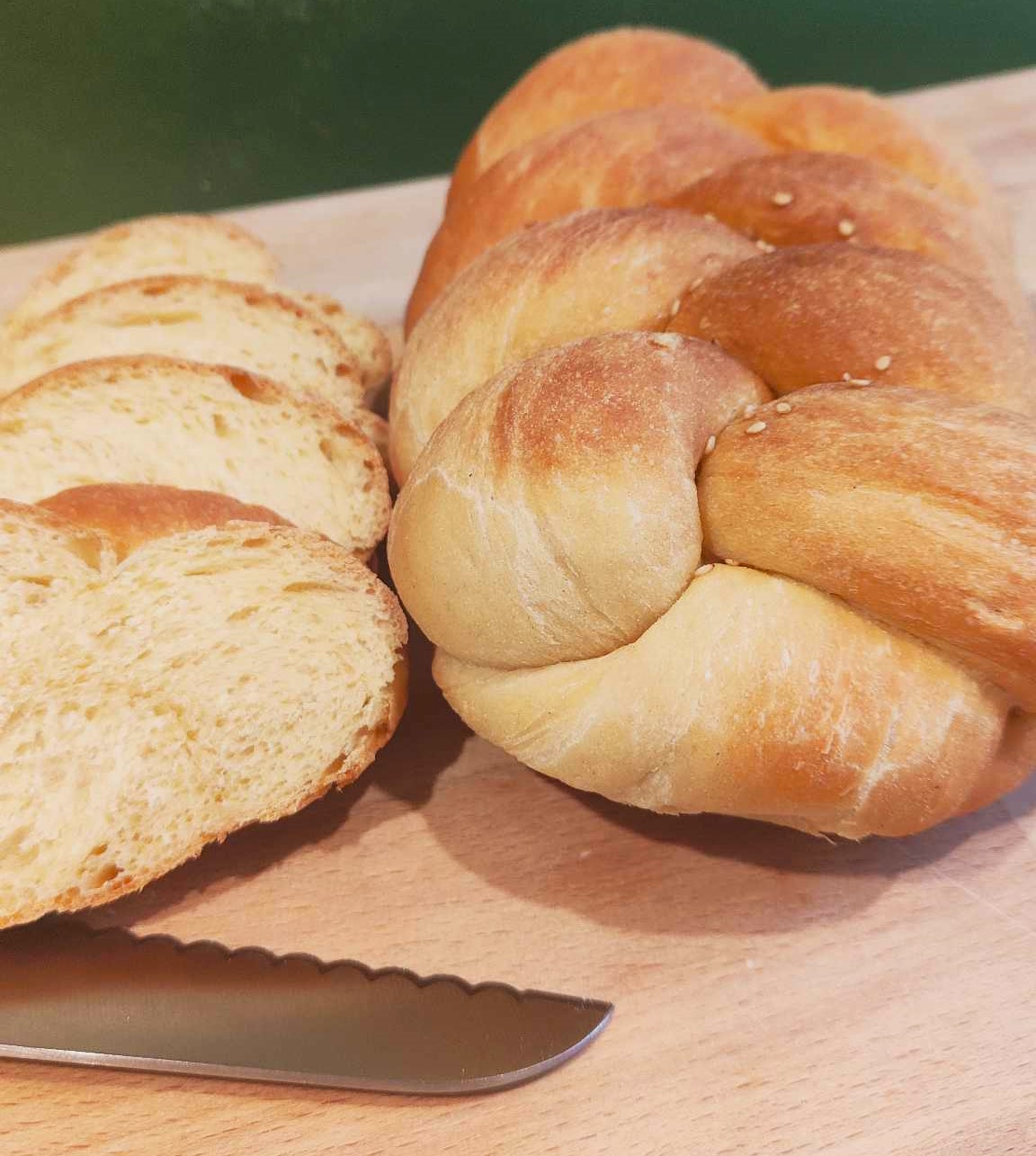 MILCHZOPF mit Heißluftfritteuse