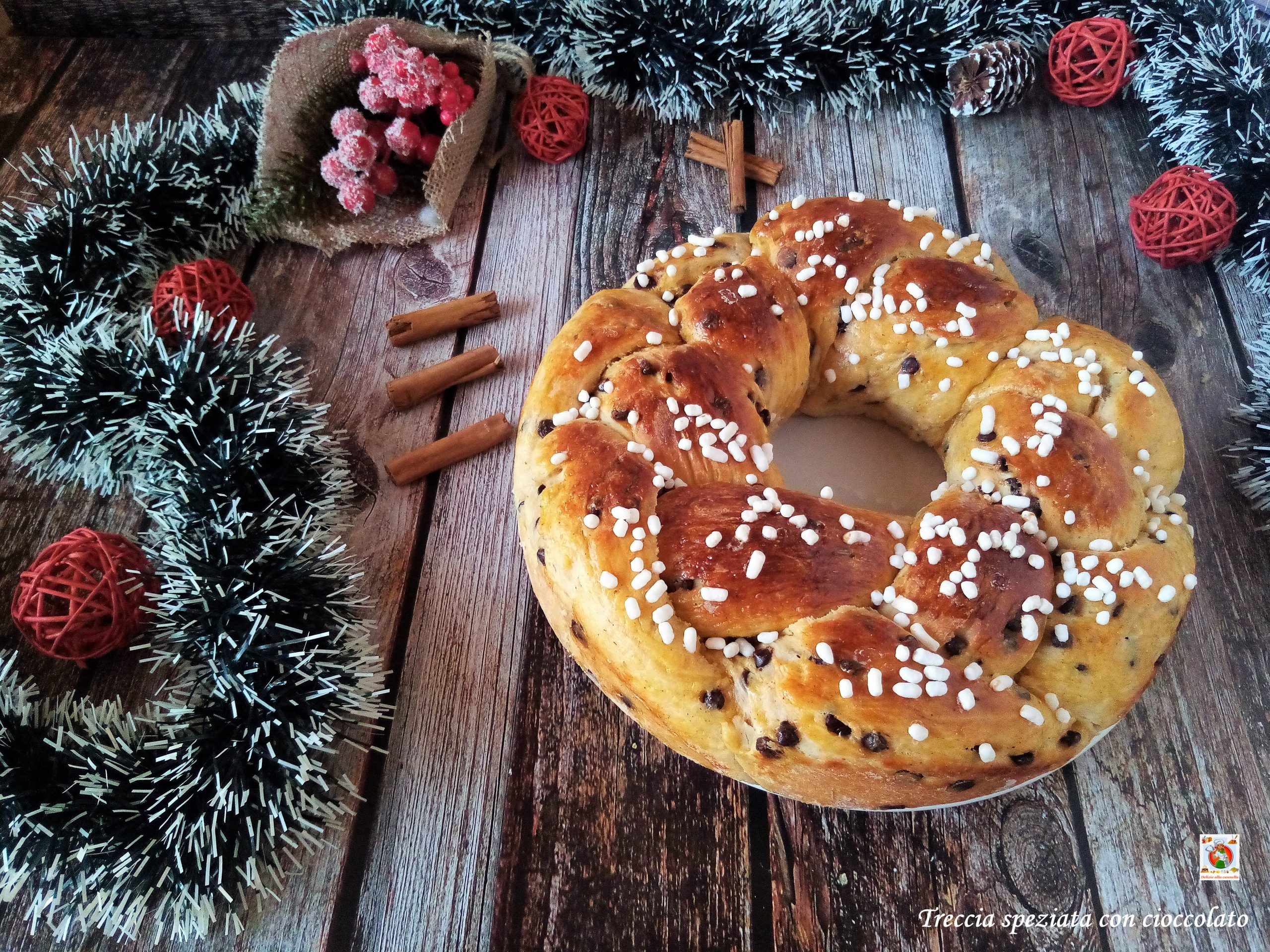 Gewürztes Zopf mit Schokolade