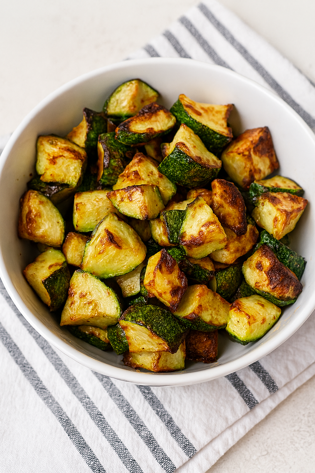 Zucchini in der Heißluftfritteuse