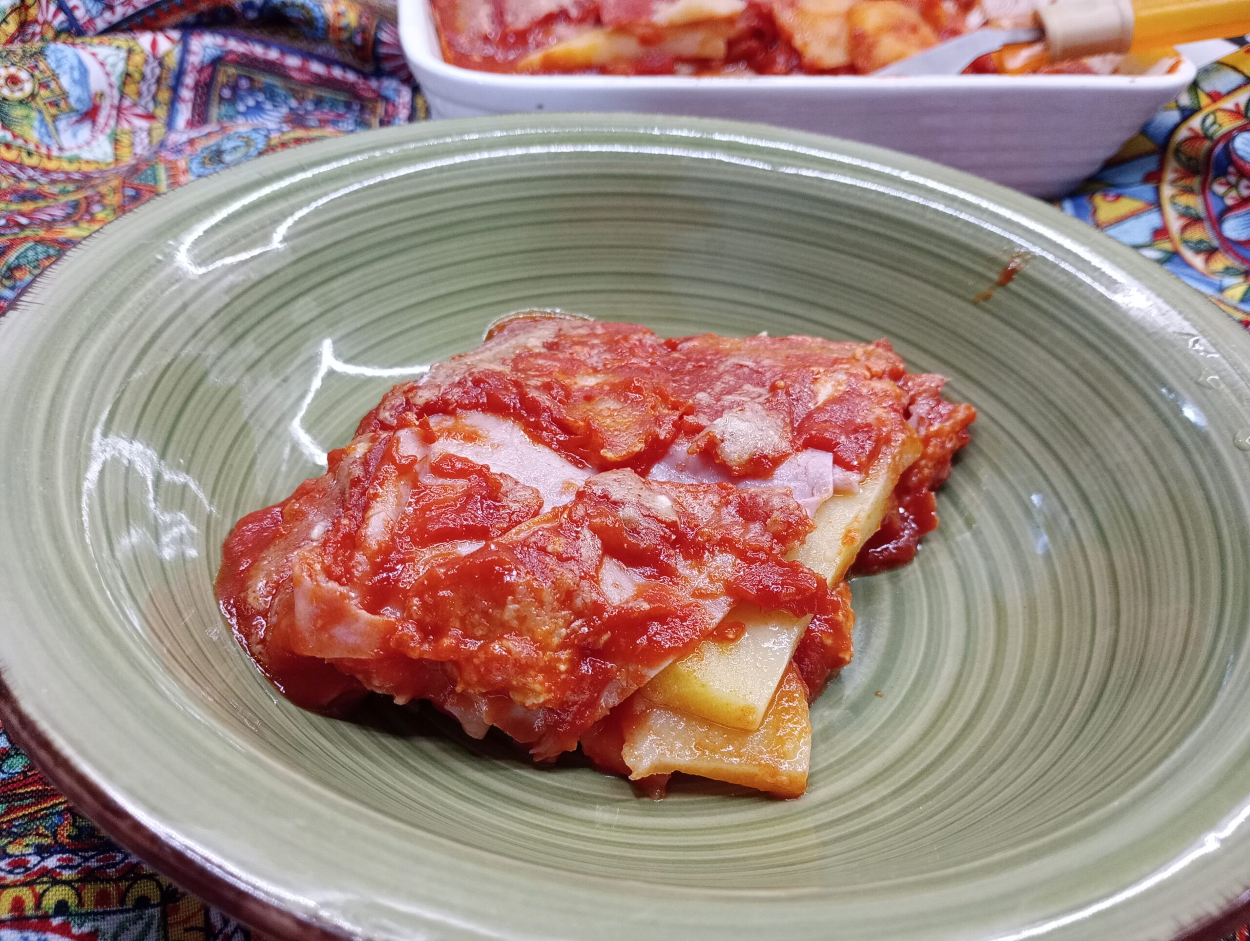 Kartoffeln nach Pizzaiola-Art aus dem Ofen