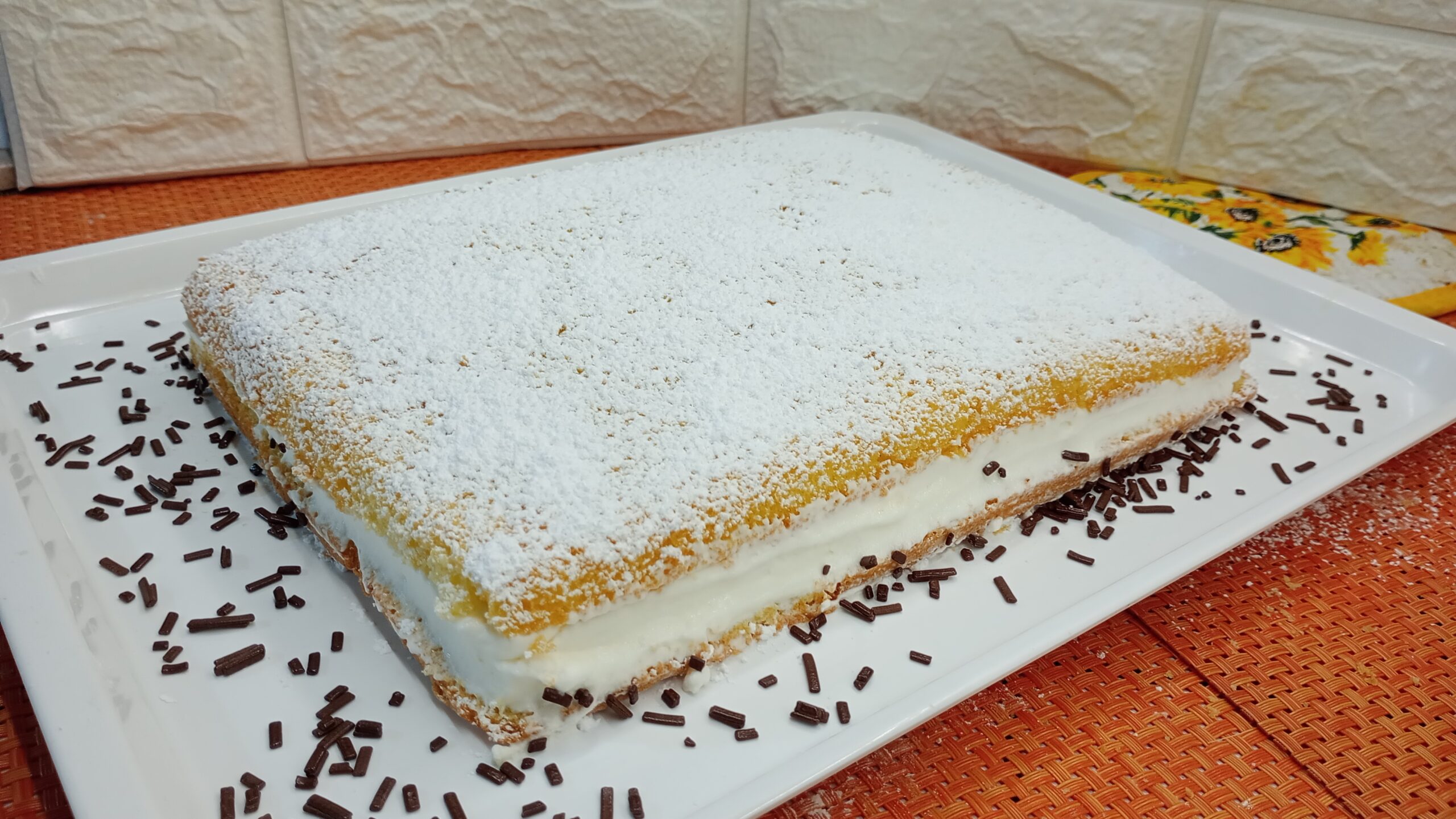 Sehr einfacher Kinder Paradiso Kuchen
