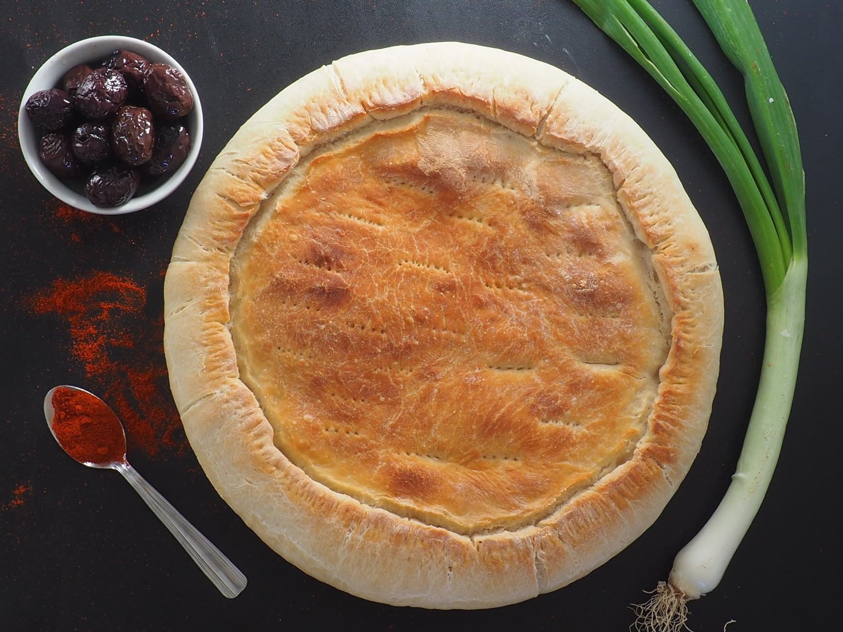Focaccia mit Sponsali-Zwiebeln