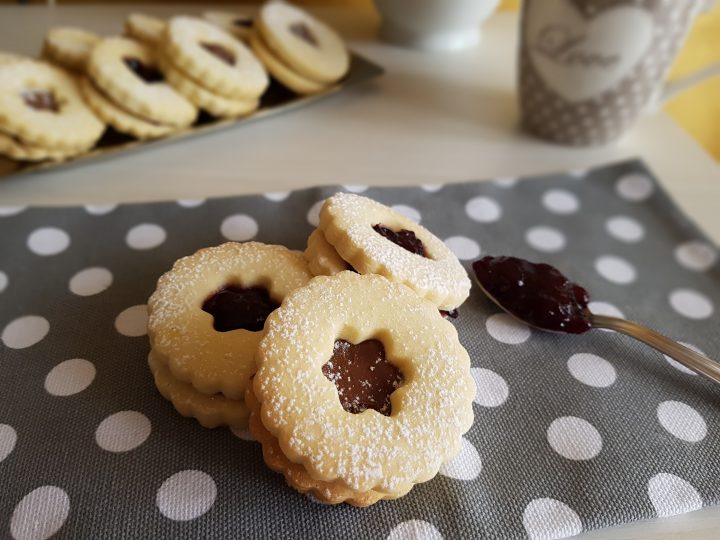 Linzerkekse mit Nutella