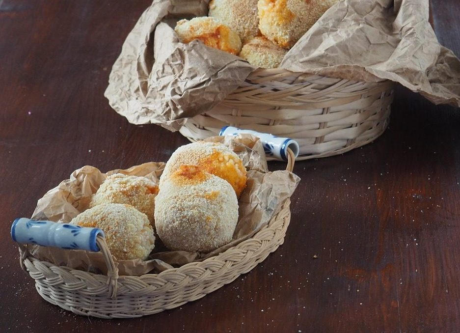 Gebackene Reisbällchen