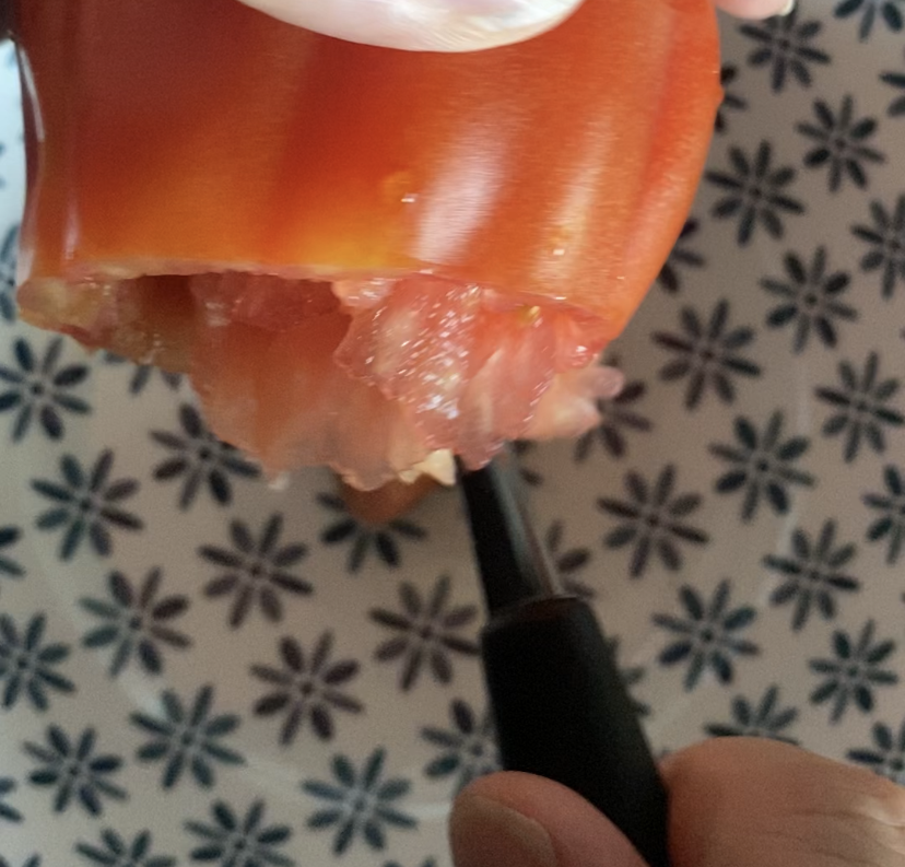 Ausgehöhlte Tomaten