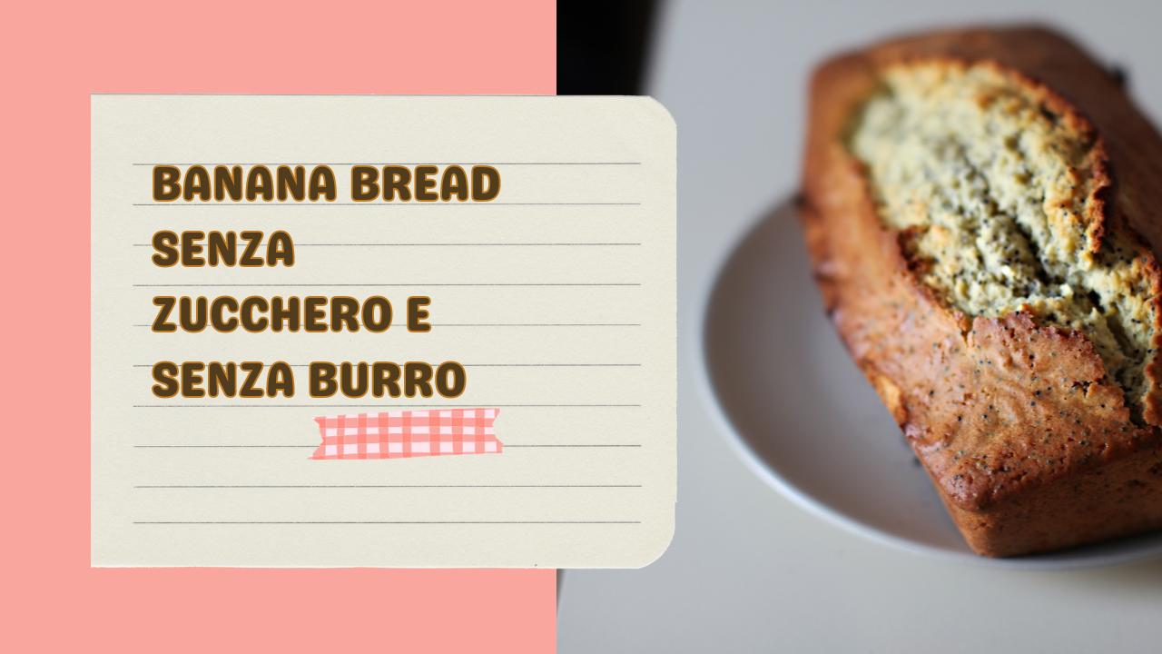 Bananenbrot ohne Zucker und ohne Butter