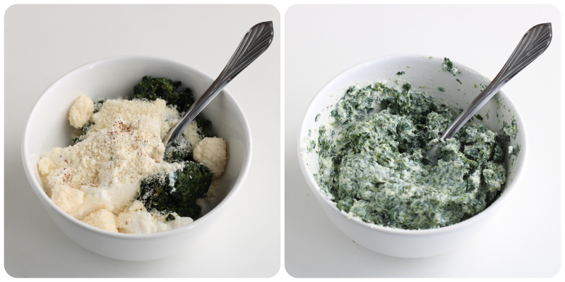 Ricotta-Spinat-Füllung