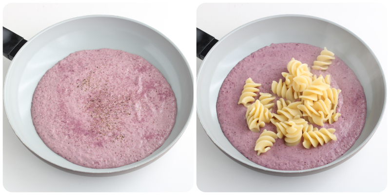 einfache Pasta mit Radicchio