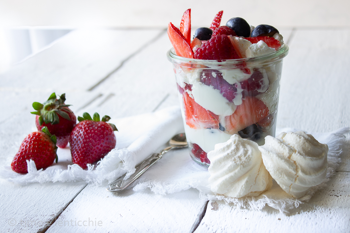 Eton Mess fettarme Nachspeise