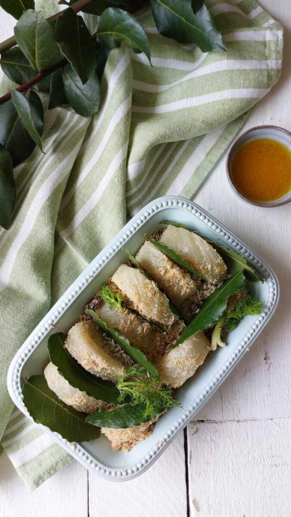 Fenchel alla Beccafico mit Lorbeer (4)