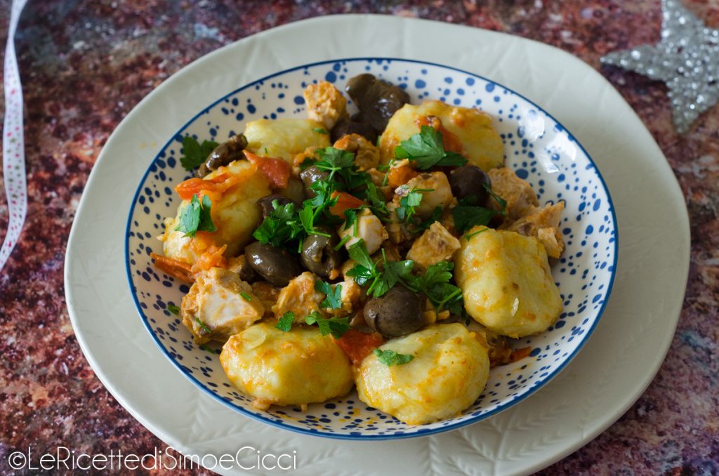 Gefüllte Kürbisgnocchi mit Meeresragout