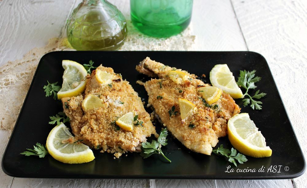 Gratiniertes Doradenfilet mit Zitrone