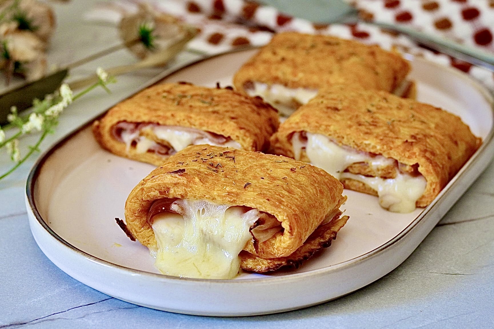 Möhrenrolle OHNE MEHL, Kein Fett und nicht frittiert, und es gefällt allen