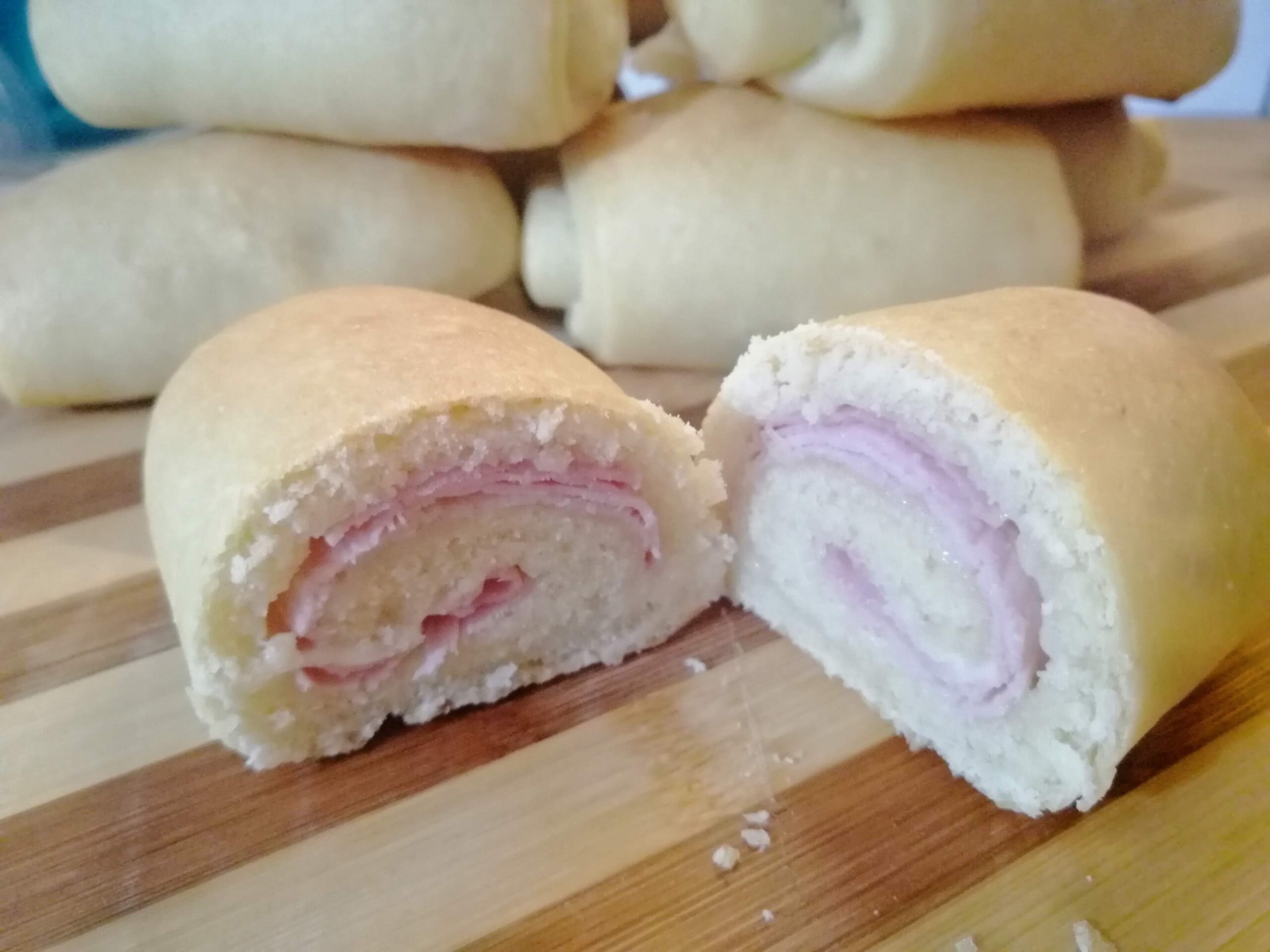 Weiche herzhafte Röllchen